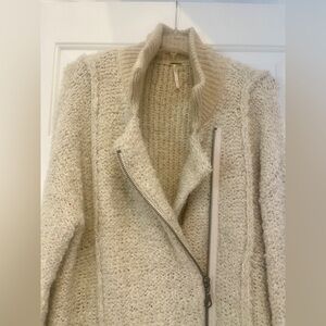 Free People Oversized Sweater Jacket